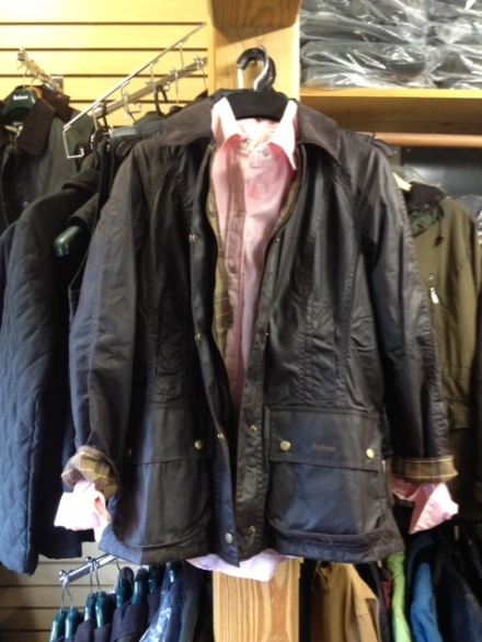 Waxed cotton Beadnell Barbour jacket in rustic; one of our most popular Barbour jacket styles.